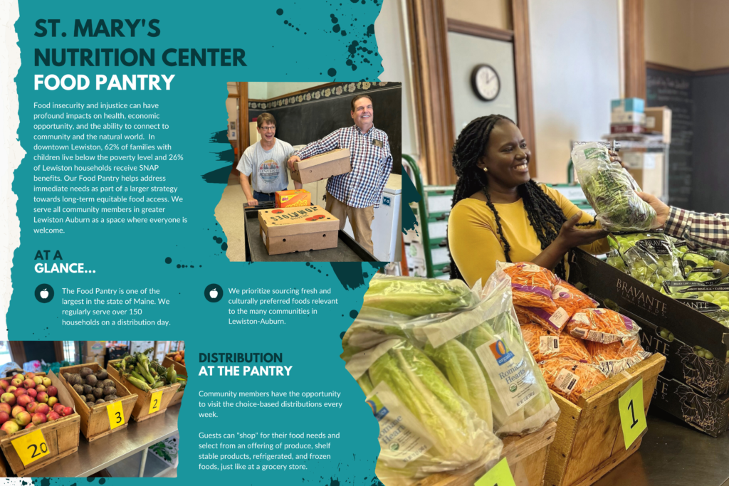 Nutrition Center Food Pantry infographic